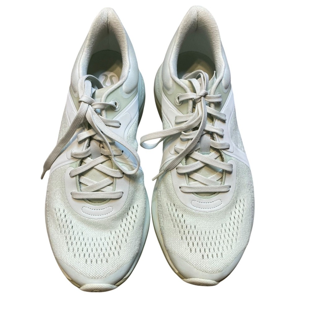 Lululemon Chargefeel Workout Athletic Shoes Women 9.5 EU 42 Green White - Picture 4 of 15